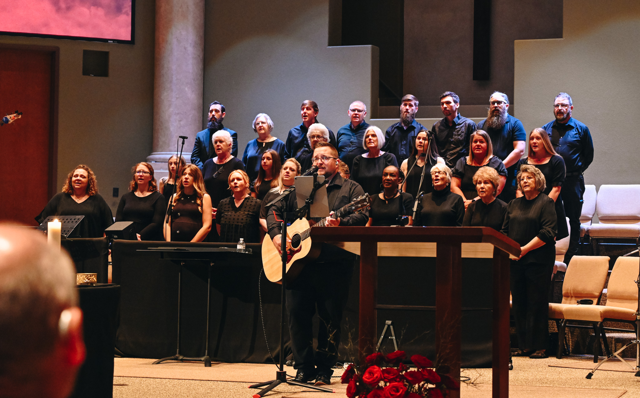PTBC worship family gathered in worship