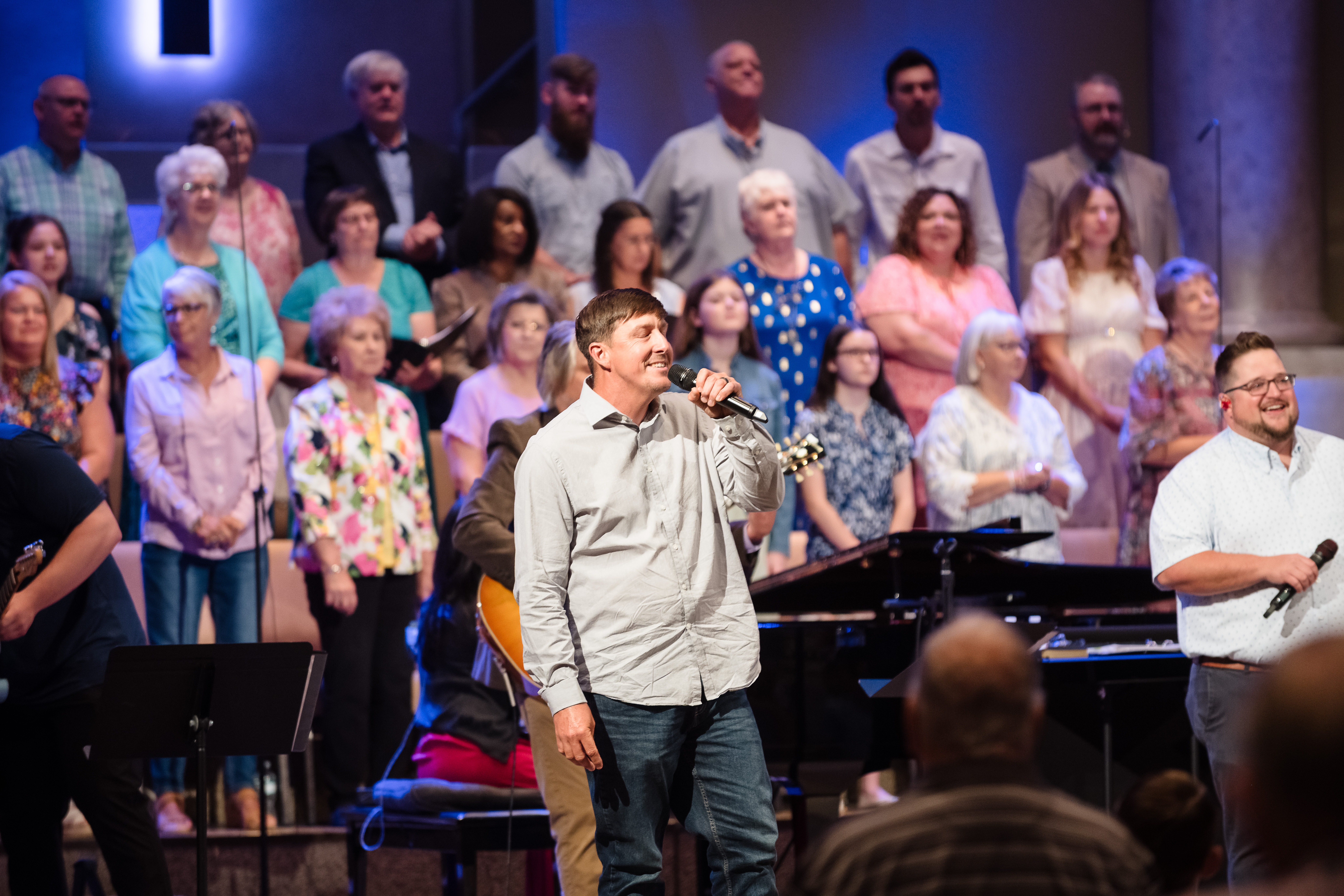 Worship Choir in sanctuary