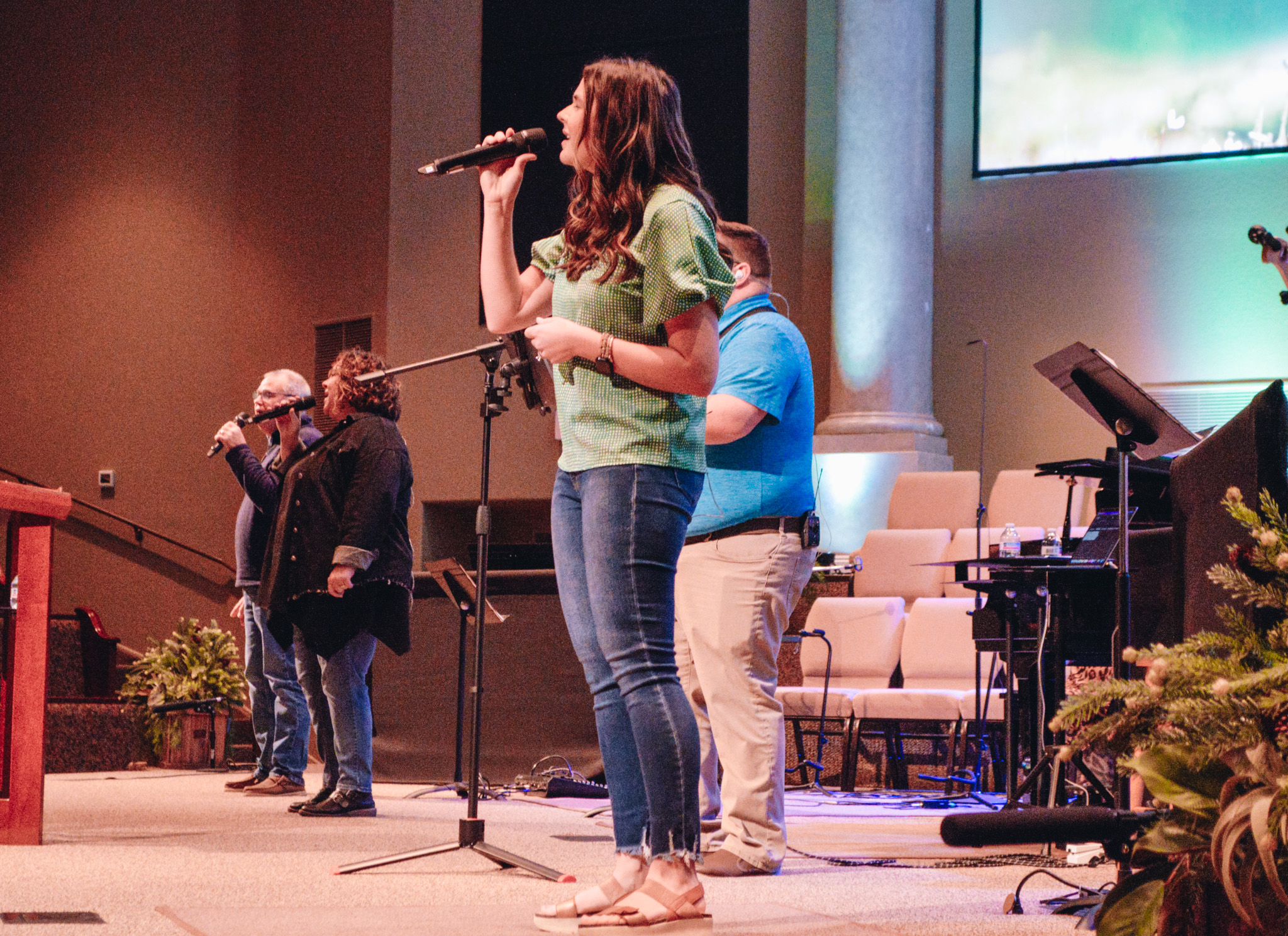 PTBC worship team serving together